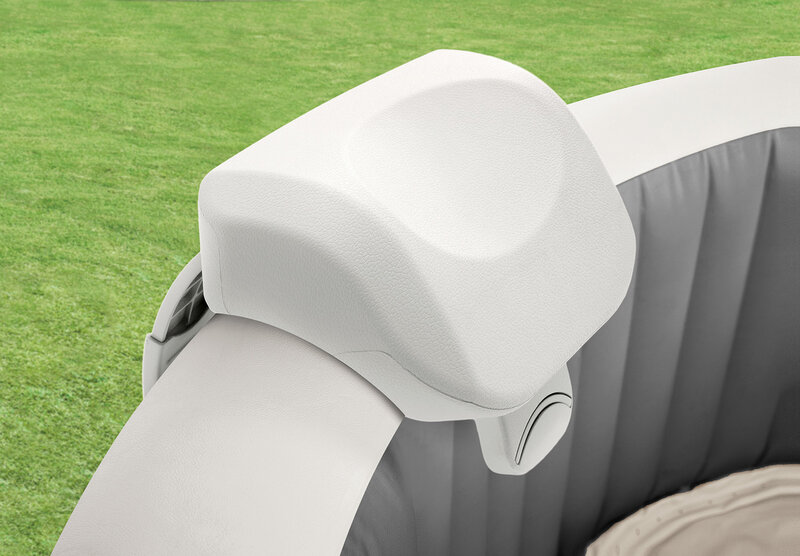 Intex PureSpa Greywood bovenaanzicht | JacuzziGids.nl